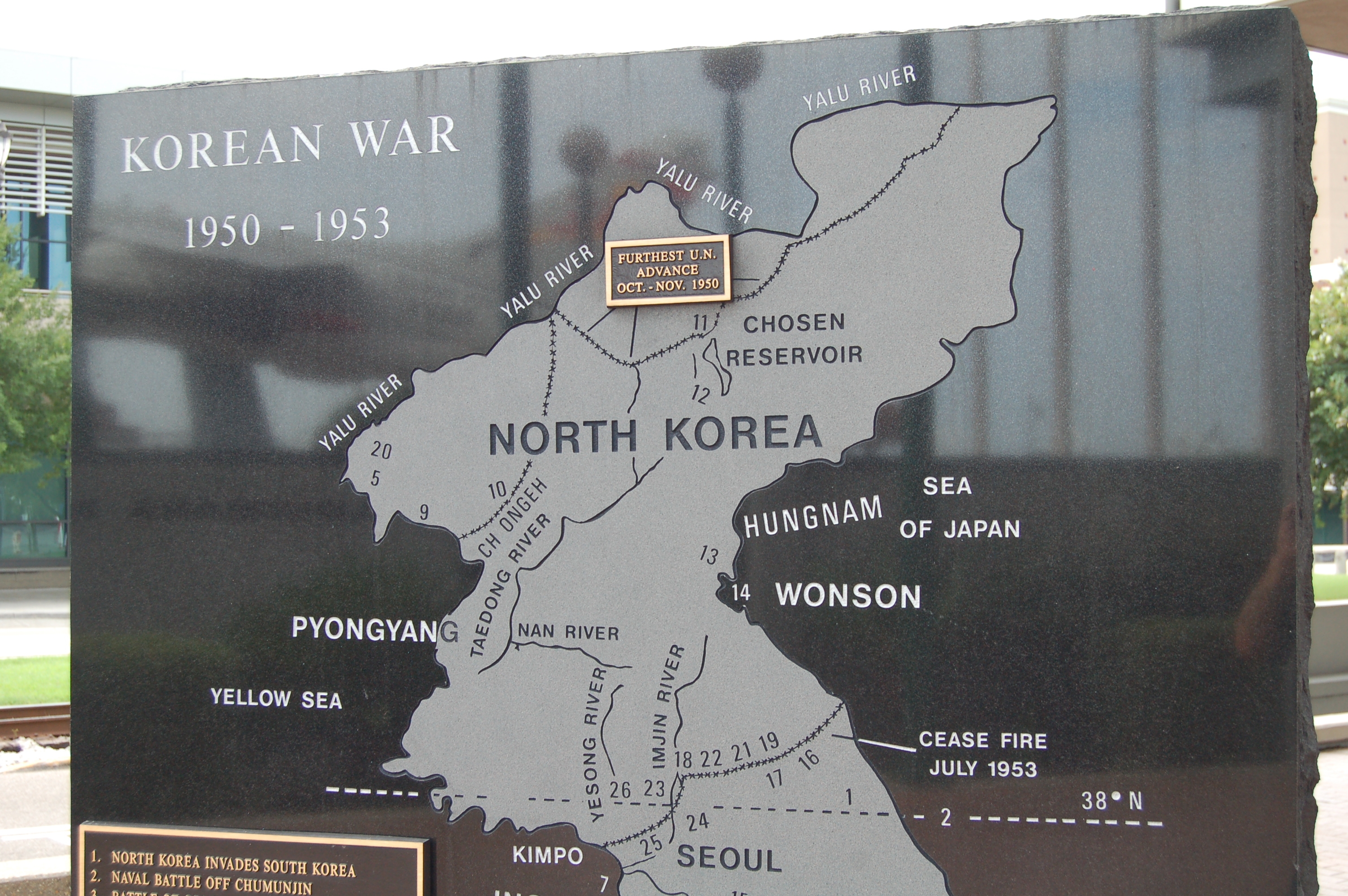 Korean War Memorial Marker