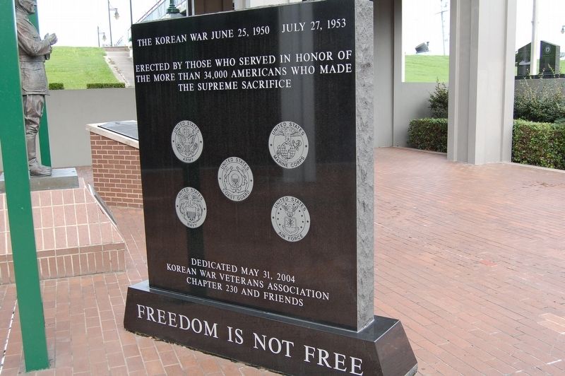 Korean War Memorial Marker image. Click for full size.