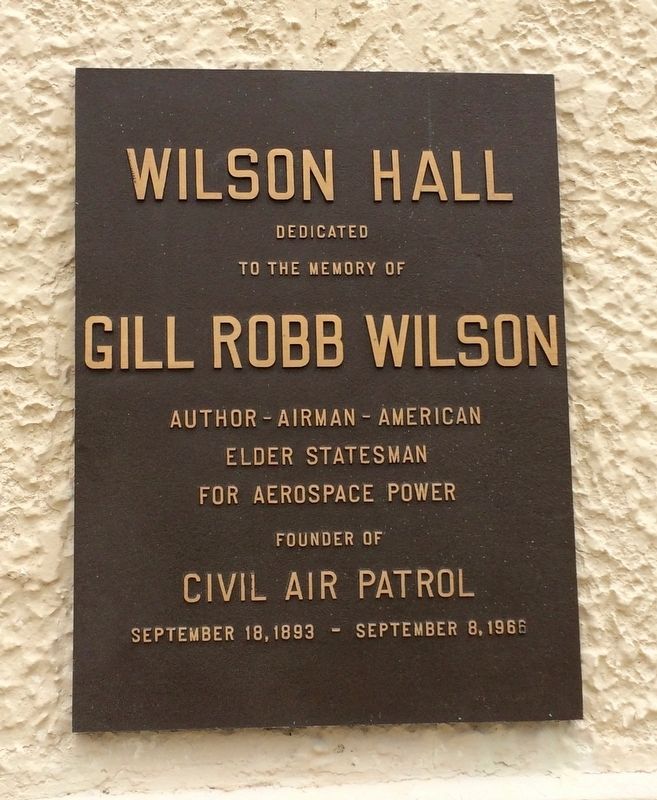 Wilson Hall Marker image. Click for full size.