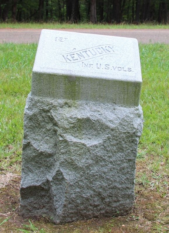 1st Kentucky Infantry Regiment (US Volunteers) Marker image. Click for full size.