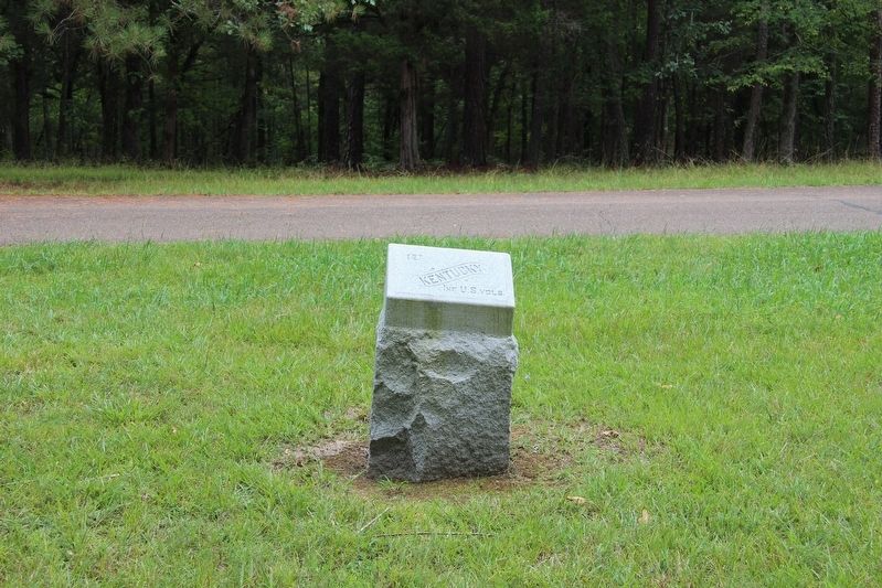 1st Kentucky Infantry Regiment (US Volunteers) Marker image. Click for full size.