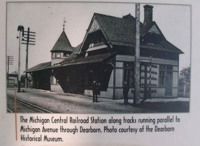 Making Moves: Transportation in Dearborn Marker — right center image image. Click for full size.