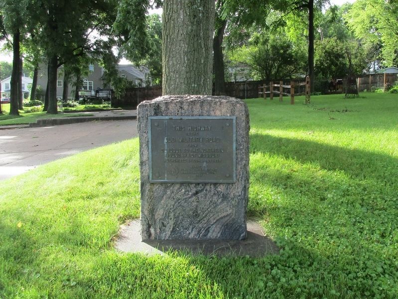 The Old Military Road Marker. Click for full size. The Old Military Road Marker image. Click for full size.