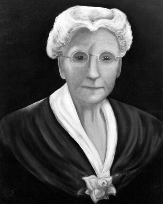 Portrait of Clara Berta Eno painted by Norma Lee Blain. image. Click for full size.