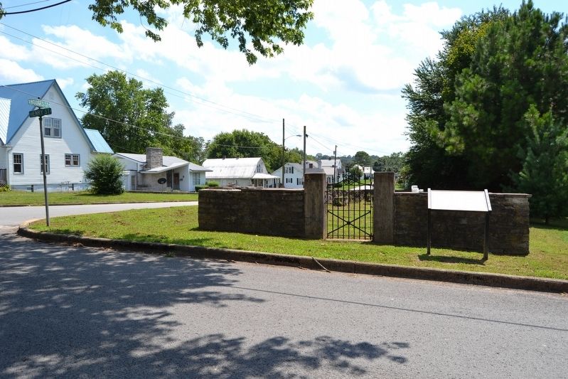 Marker Next to Hobson Family Cemetery. Click for full size. Marker Next to Hobson Family Cemetery image. Click for full size.