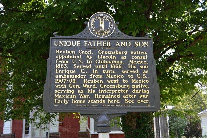 Unique Father and Son Marker image. Click for full size.