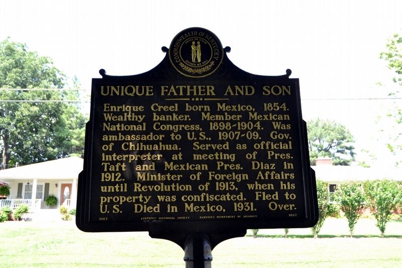 Unique Father and Son Marker image. Click for full size.