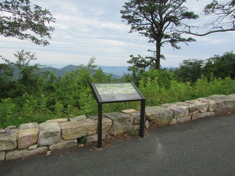 Marker in Shenandoah National Park. Click for full size. Marker in Shenandoah National Park image. Click for full size.
