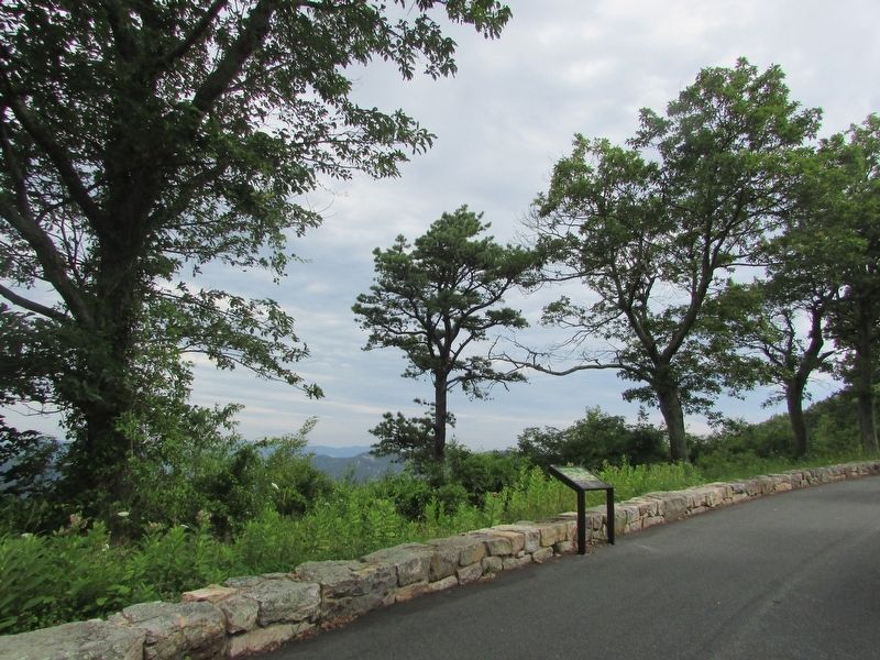 Marker in Big Run Overlook. Click for full size. Marker in Big Run Overlook image. Click for full size.