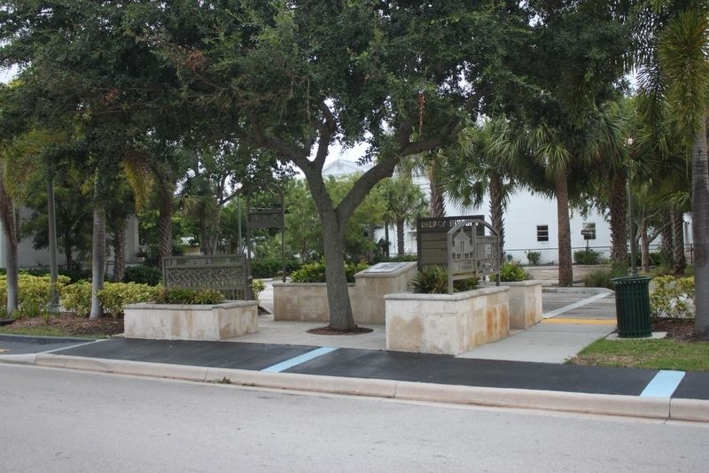 City of Delray Beach History Marker with Delray History marker next to it. image. Click for full size.