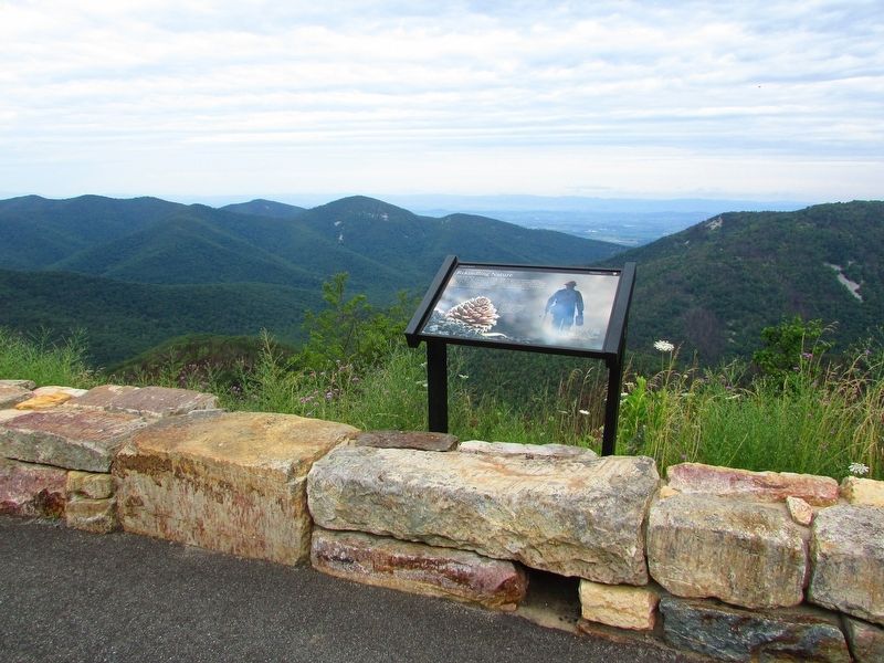 Marker in Shenandoah National Park. Click for full size. Marker in Shenandoah National Park image. Click for full size.
