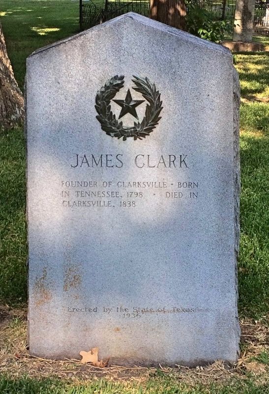 James Clark Monument image. Click for full size.