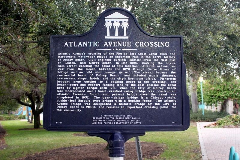 Atlantic Avenue Crossing Marker image. Click for full size.