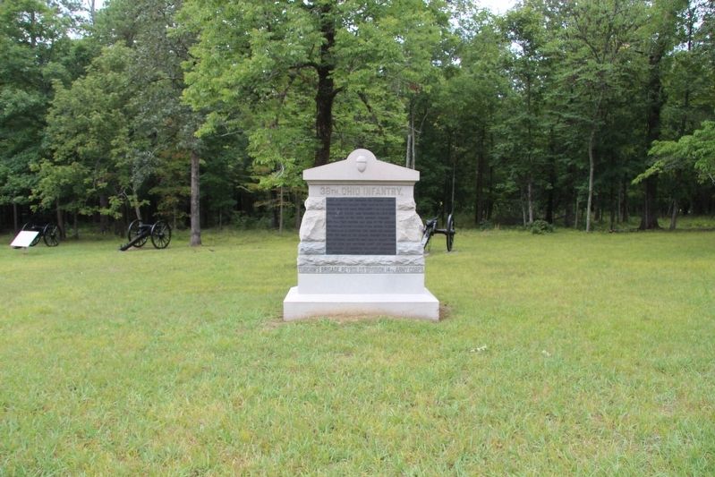 36th Ohio Infantry Marker. Click for full size. 36th Ohio Infantry Marker image. Click for full size.