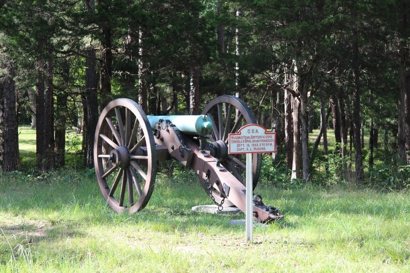 Huggin's Tennessee Battery Marker. Click for full size. Huggin's Tennessee Battery Marker image. Click for full size.