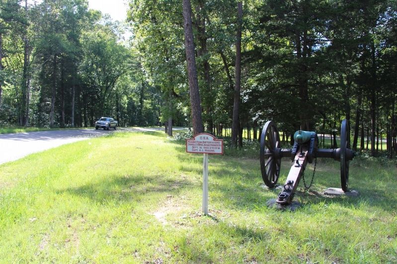 Huggin's Tennessee Battery Marker. Click for full size. Huggin's Tennessee Battery Marker image. Click for full size.