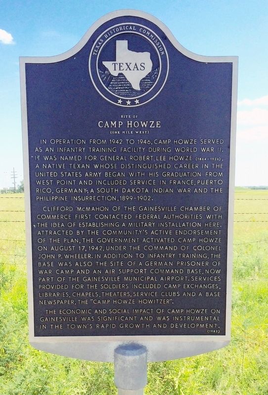 Site of Camp Howze Marker image. Click for full size.