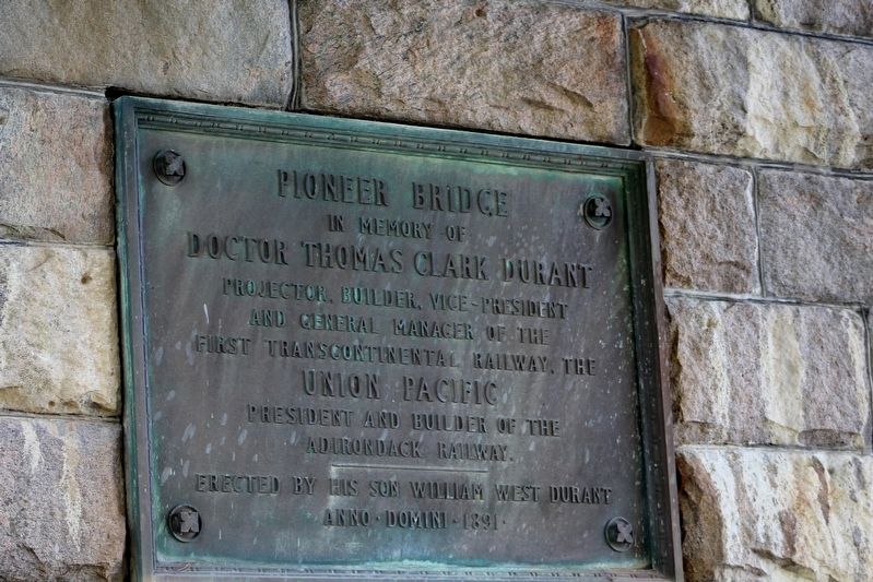 Pioneer Bridge Marker image. Click for full size.