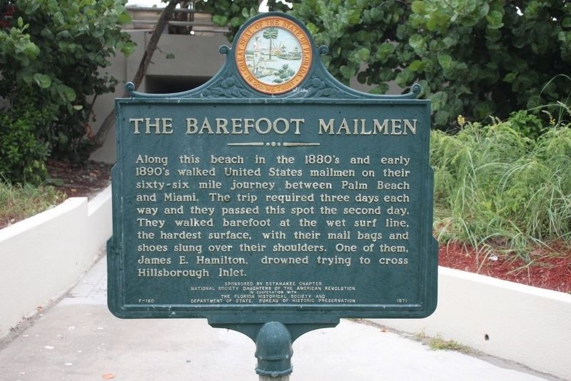 The Barefoot Mailmen Marker image. Click for full size.