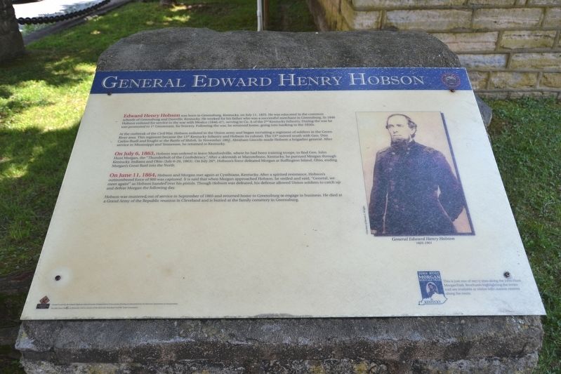 General Edward Henry Hobson Marker image. Click for full size.