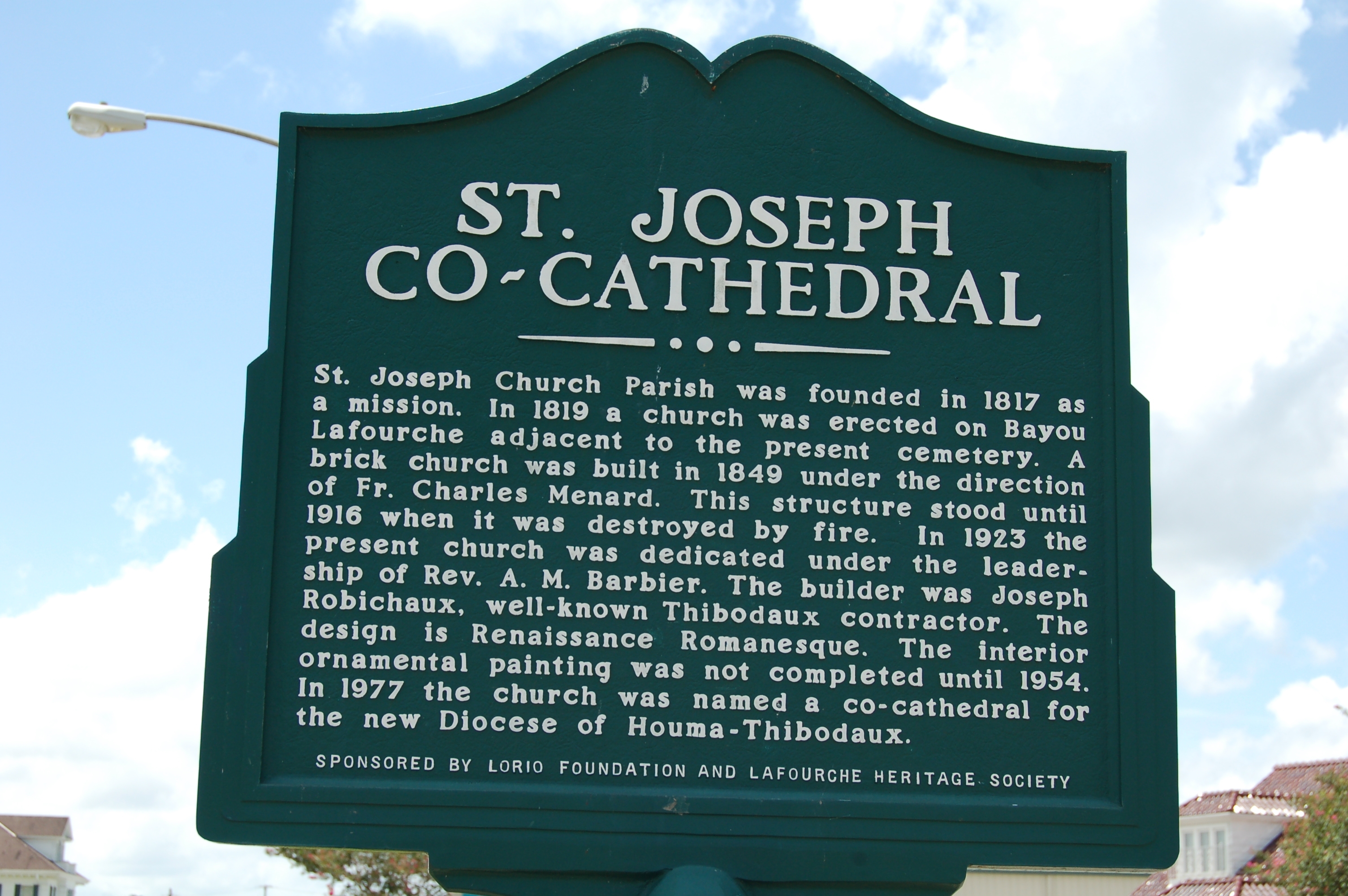 St. Joseph Co-Cathedral Marker
