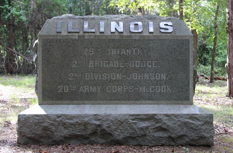 79th Illinois Infantry Marker image. Click for full size.