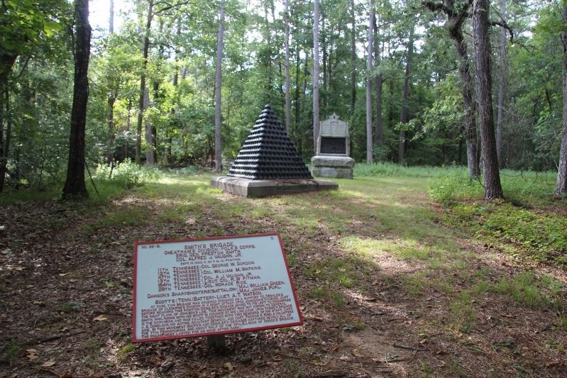 Smith's Brigade Marker. Click for full size. Smith's Brigade Marker image. Click for full size.