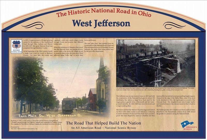 West Jefferson Marker image. Click for full size.