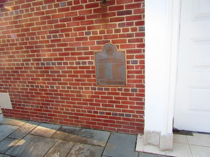 Basking Ridge Presbyterian Church Graveyard Marker. Click for full size. Basking Ridge Presbyterian Church Graveyard Marker image. Click for full size.