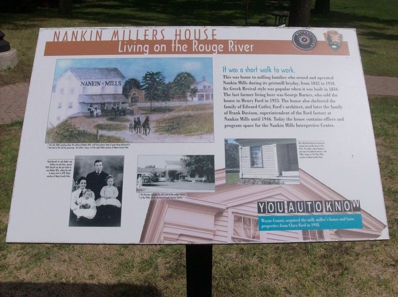Nankin Millers House Marker image. Click for full size.