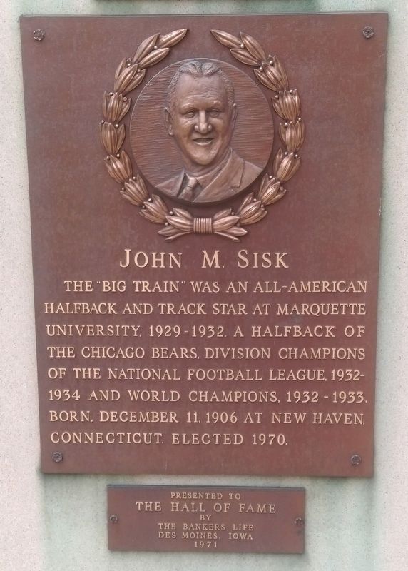 John M. Sisk Marker image. Click for full size.
