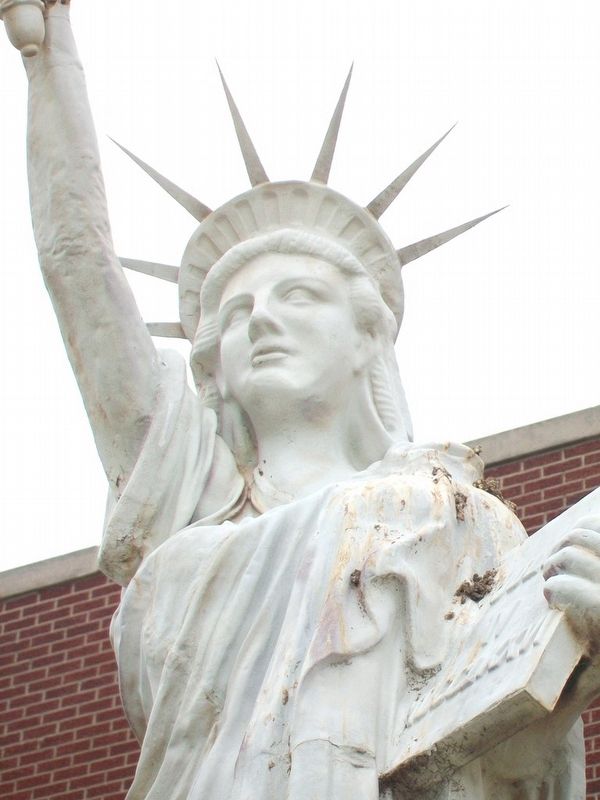 Replica of the Statue of Liberty Detail. Click for full size. Replica of the Statue of Liberty Detail image. Click for full size.