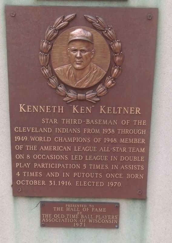 Kenneth "Ken" Keltner Marker image. Click for full size.