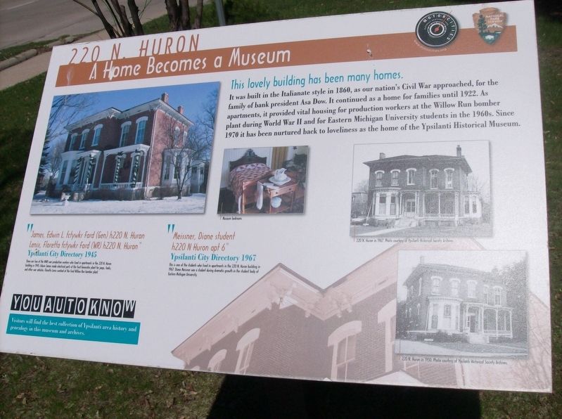 220 N. Huron Marker. Click for full size. 220 N. Huron Marker image. Click for full size.