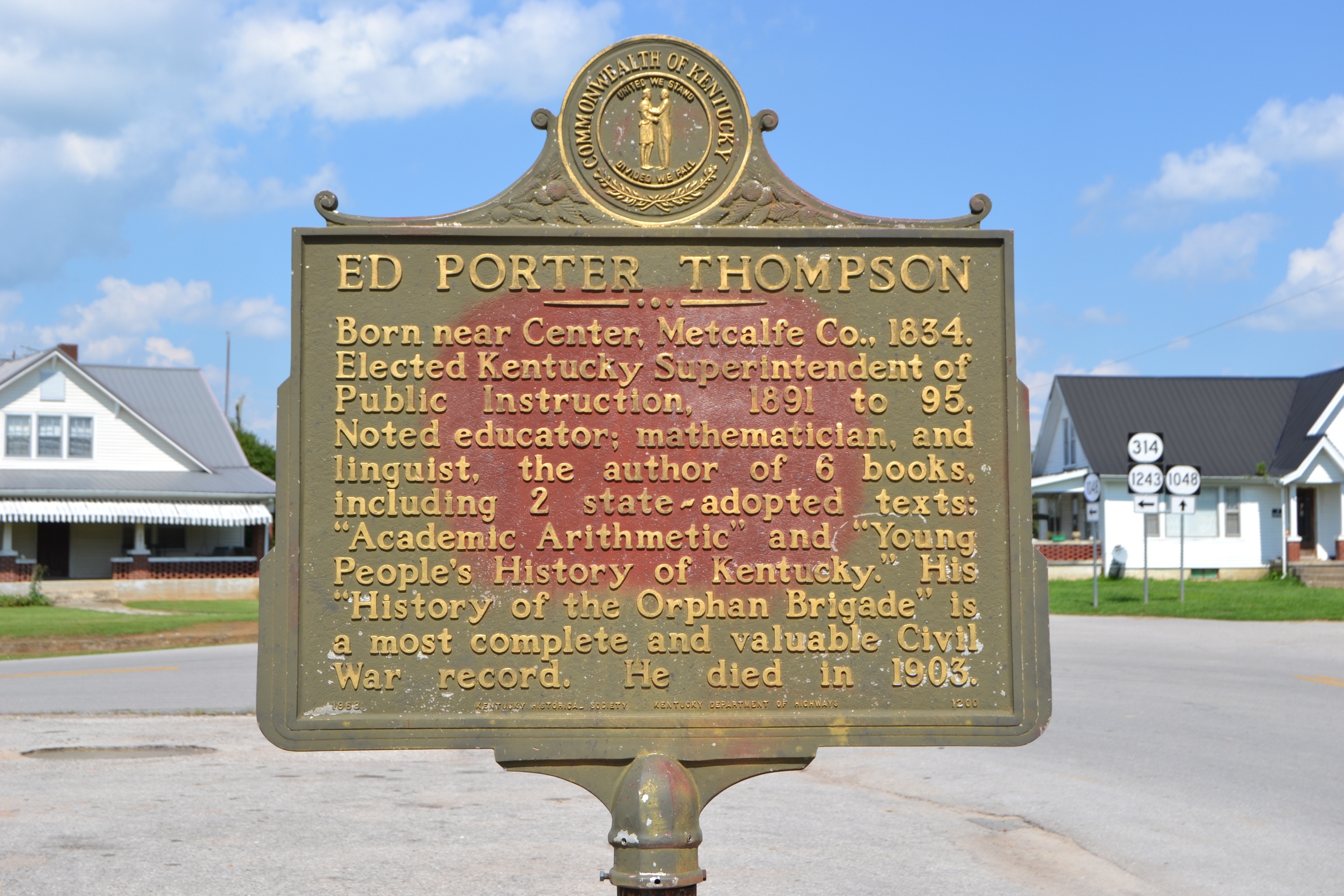 Ed Porter Thompson Marker