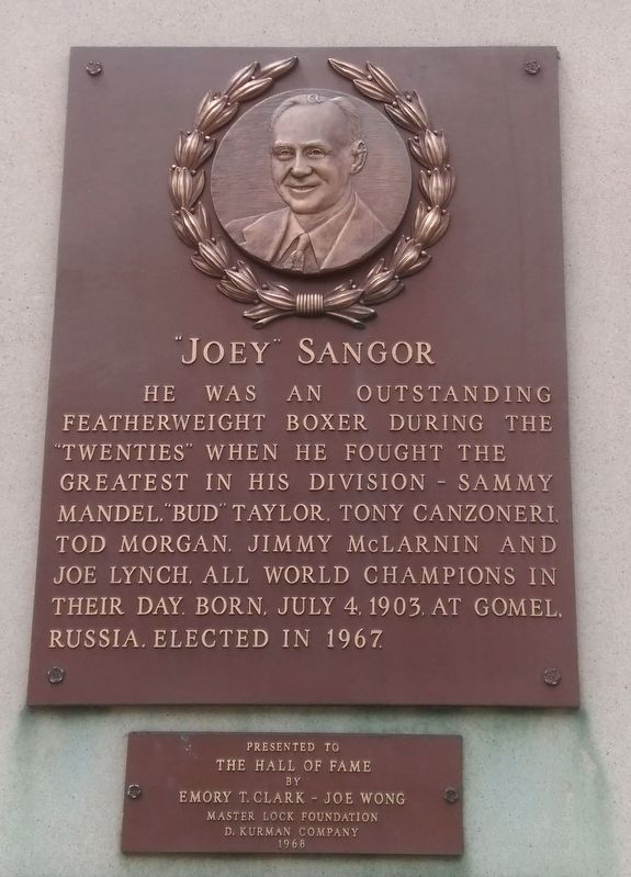 "Joey" Sangor Marker image. Click for full size.