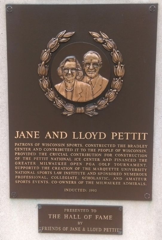Jane and Lloyd Pettit Marker image. Click for full size.