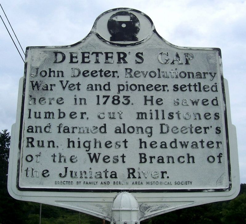 Deeter's Gap Marker image. Click for full size.