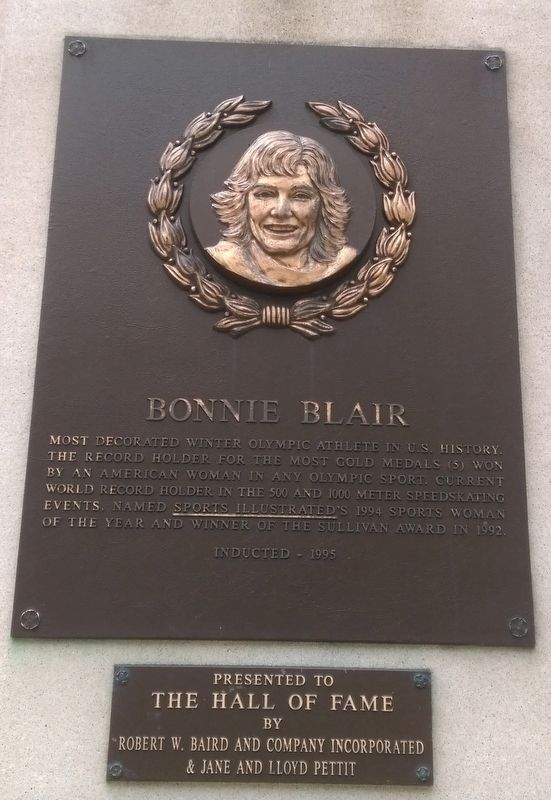 Bonnie Blair Marker image. Click for full size.