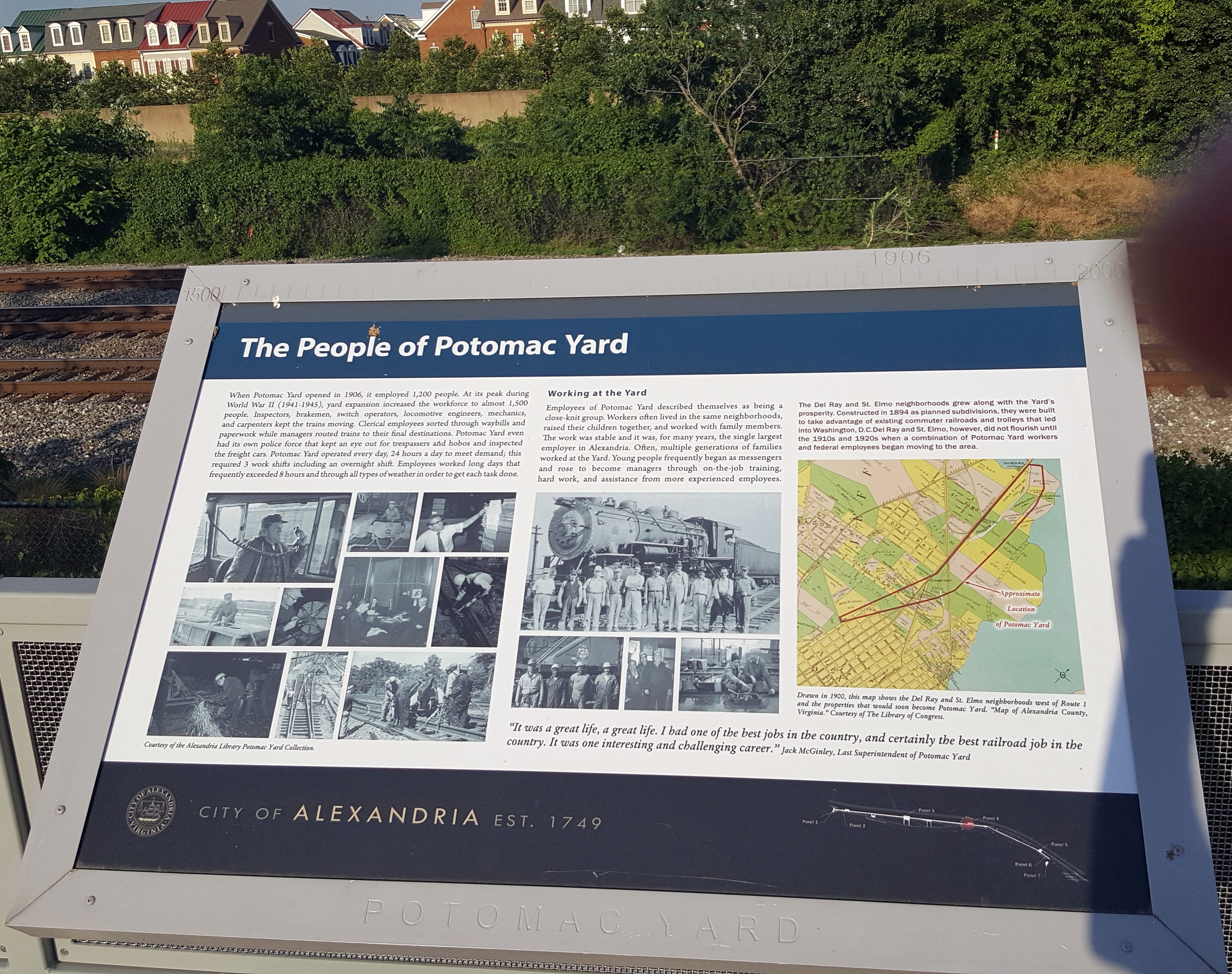 The People of Potomac Yard Marker