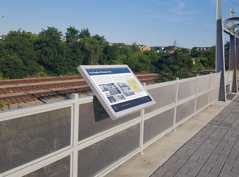 The People of Potomac Yard Marker. Click for full size. The People of Potomac Yard Marker image. Click for full size.