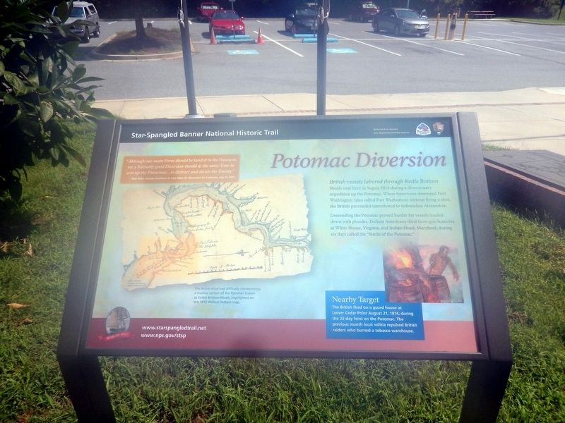 Potomac Diversion Marker image. Click for full size.