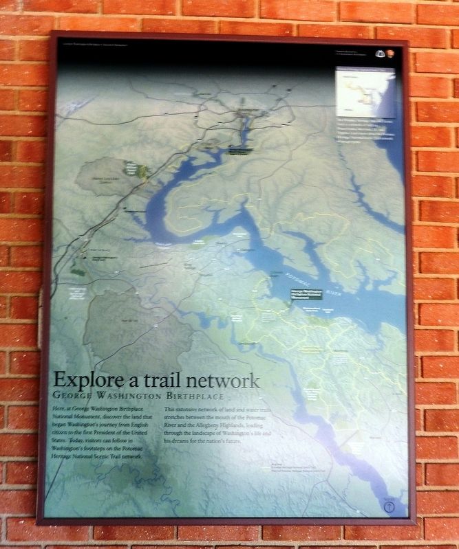 Explore a trail network Marker image. Click for full size.