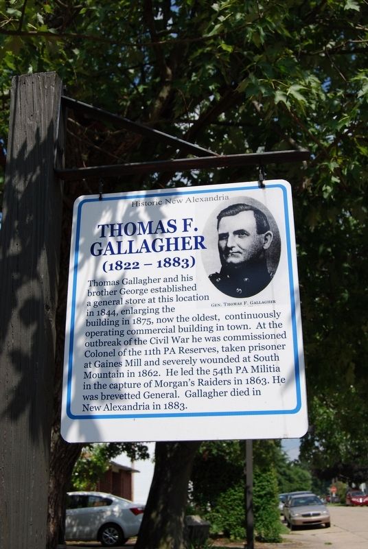 Thomas F. Gallagher Marker. Click for full size. Thomas F. Gallagher Marker image. Click for full size.