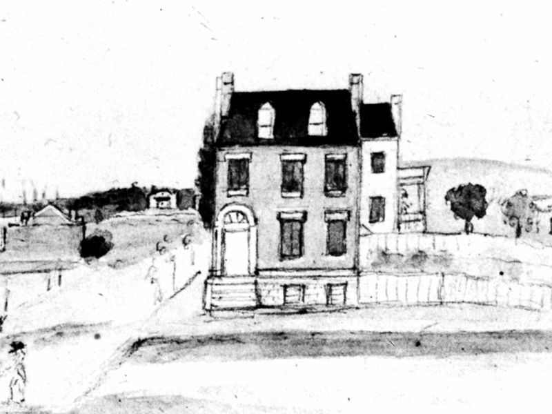 The Cutts House, 1822. Click for full size. The Cutts House, 1822 image. Click for full size.