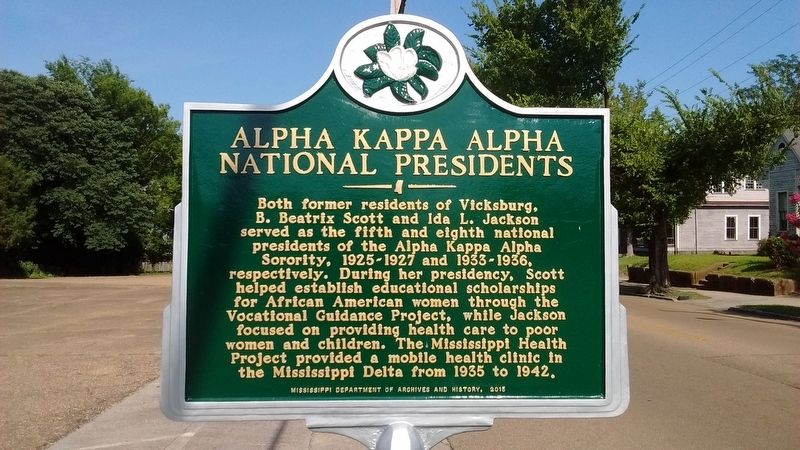 Alpha Kappa Alpha National Presidents Marker image. Click for full size.
