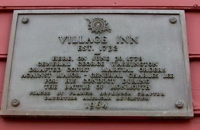Village Inn Marker. Click for full size. Village Inn Marker image. Click for full size.