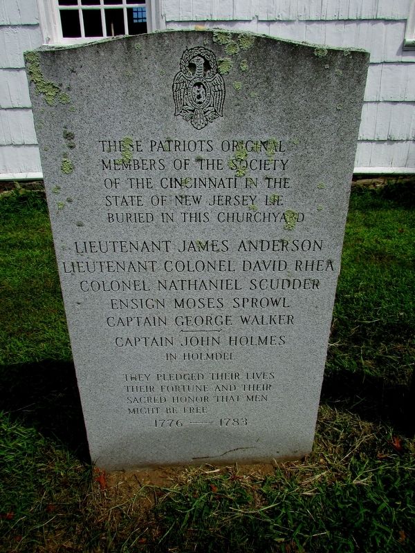 Patriot Members of the Society of the Cincinnati Marker. Click for full size. Patriot Members of the Society of the Cincinnati Marker image. Click for full size.