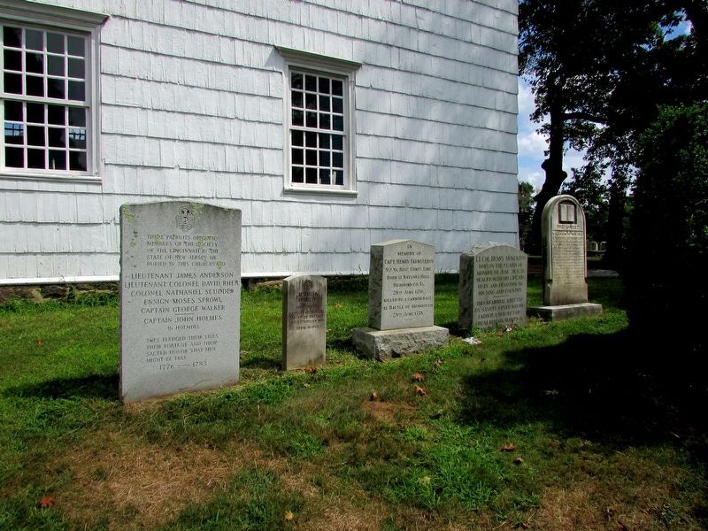 Marker at the Old Tennant Church image. Click for full size.