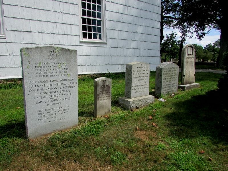 Patriot Members of the Society of the Cincinnati Marker. Click for full size. Patriot Members of the Society of the Cincinnati Marker image. Click for full size.